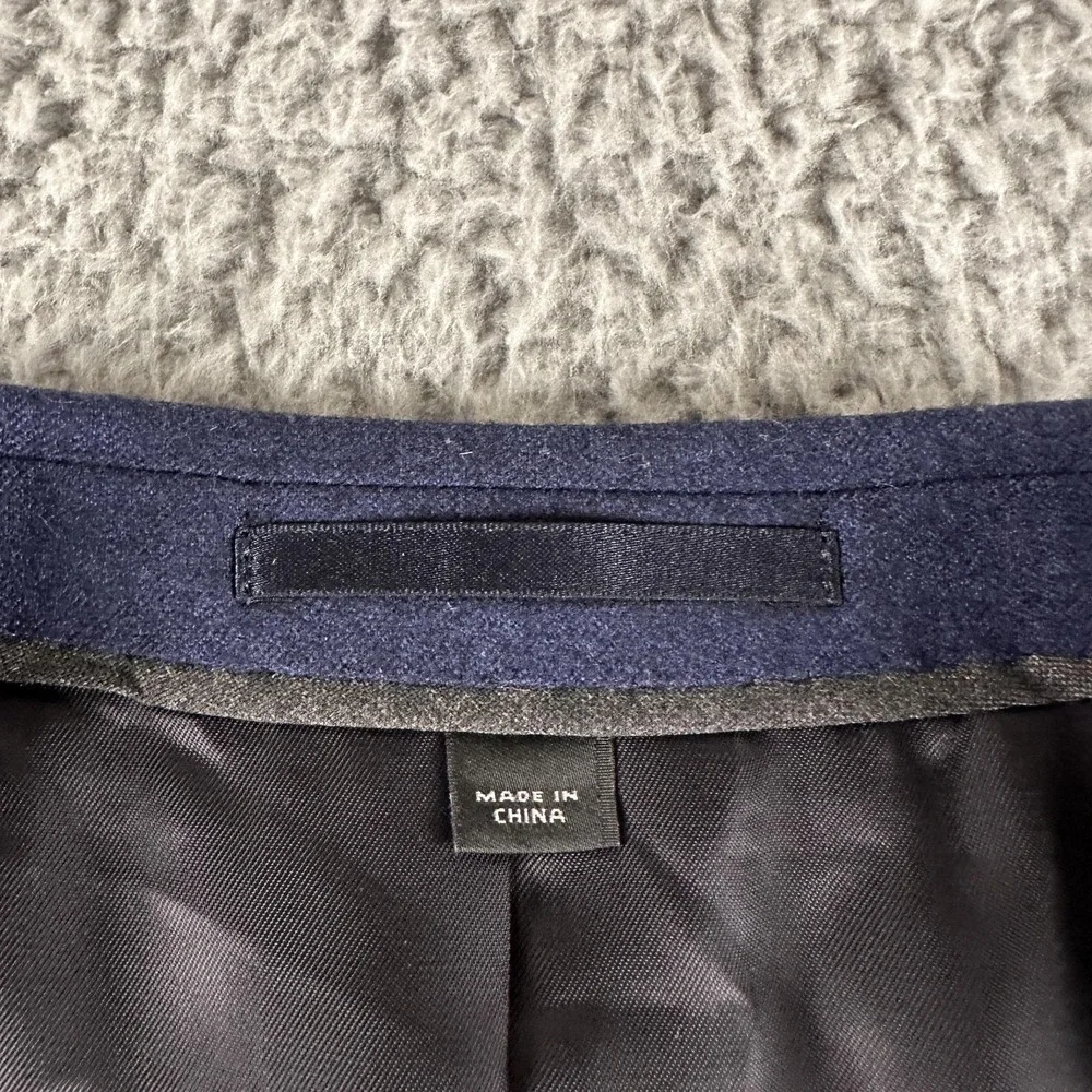 J.Crew Ludlow Suit Jacket Mens 42L Blue Wool‎ Slim Fit Italian Fabric Blazer